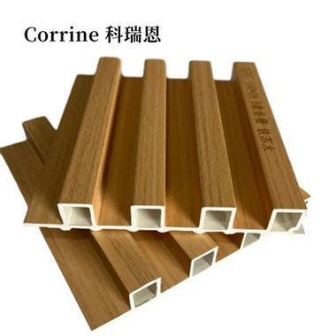 다양한 질감과 색상의 현대적인 WPC 벽 장식 패널